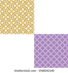 Lovely decorative patterns in perfect matching colors