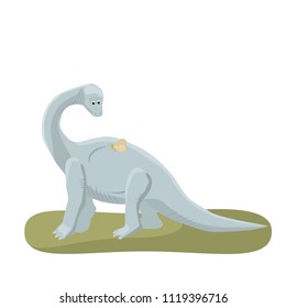 Lovely dinosaur - herbivorous Jurassic period: diplodocus.