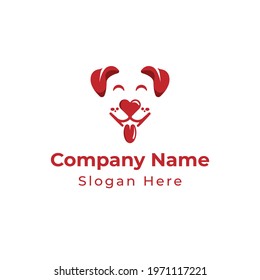 Lovely Dog logo design vector Template Suitable for any kind of business
