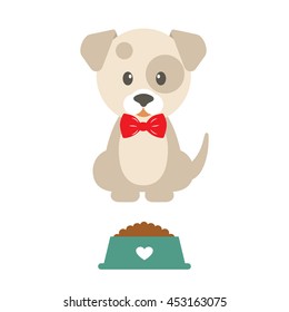 lovely dog vector