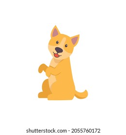 lovely  dog vector illustration design eps.10
