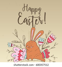 Lovely Easter rabbit card