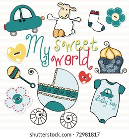 lovely elements for boy