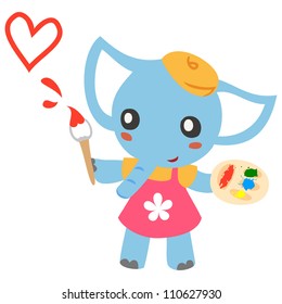 lovely Elephant painter
