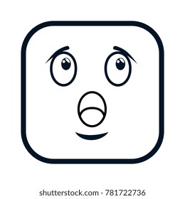lovely face emoji character