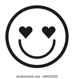 lovely face emoticon isolated icon design, vector illustration  graphic 
