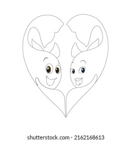 Lovely fish and heart are presented here.
