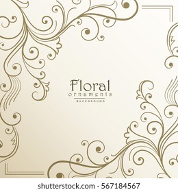 lovely floral background design