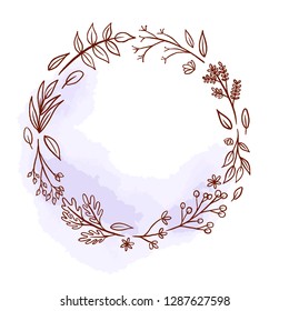 lovely floral frame