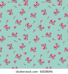 lovely floral seamless pattern