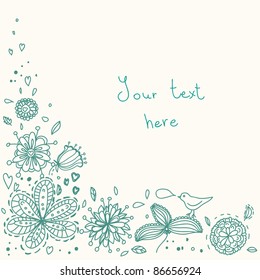 lovely floral seamless pattern