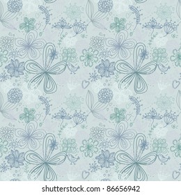 lovely floral seamless pattern