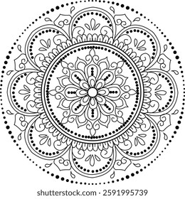 lovely floral vector design for interiors