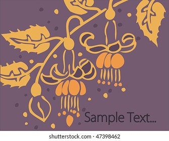 Lovely Flower Card Design