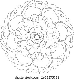  lovely flower mandala artwork design