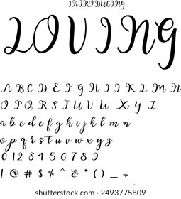 Lovely Font features a charming and romantic typeface perfect for wedding invitations, greeting cards, and branding. Add a touch of elegance and sweetness to your designs.