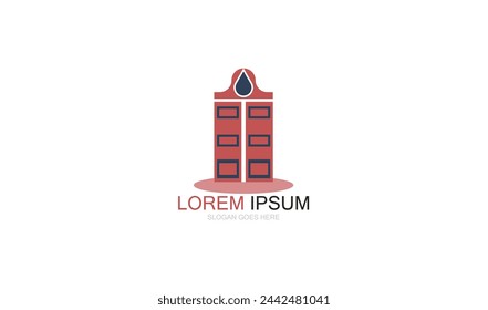 Lovely Furniture Logo with Chair View in Perspective with Modern Concept.
