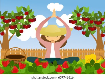 Lovely garden place
