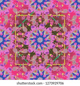 Lovely gradient multicolor abstract background pattern seamless.