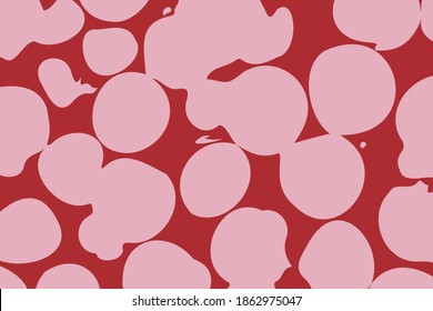 Romantic Vector Abstract Geometric Background Hearts Stock Vector ...