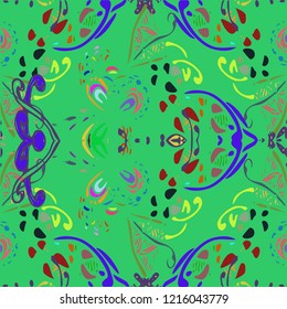 Lovely gradient multicolored abstract background pattern seamless.