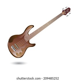 lovely guitar vector design