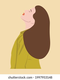Lovely hair that's look like shampo model.