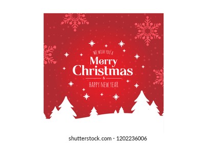 Lovely hand drawn Christmas background