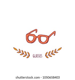 Lovely hand drawn glasses