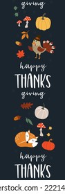 Lovely Hand Drawn Thanksgiving Seamless Pattern With Pumpkins And Sunflowers, Great For Textiles, Table Cloth, Wrapping, Banners, Wallpapers - Vector Design 