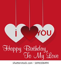 Lovely Happy Birthday Design Vector Format Stock Vector (Royalty Free ...