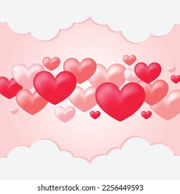 Lovely happy valentine's day background