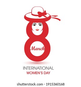 lovely happy women's day international celebration background. 8 March, Happy International Women's Day