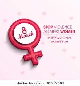 lovely happy women's day international celebration background. 8 March, Happy International Women's Day