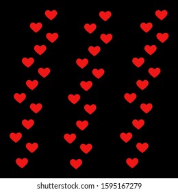 Lovely heart. Heart pattern. background look sweet and beautiful for lovers or valentine theme. 