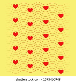 Lovely heart. Heart pattern. background look sweet and beautiful for lovers or valentine theme. 