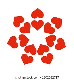 Lovely heart. Heart pattern. background look sweet and beautiful for lovers or valentine theme. 