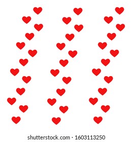 Lovely heart. Heart pattern. background look sweet and beautiful for lovers or valentine theme. 