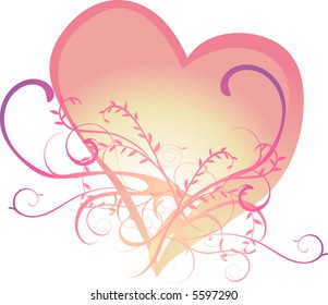 lovely heart shape design