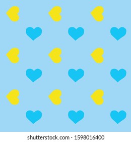 Lovely heart wallpaper. heart shapes in different colors for Valentines Day background. 
