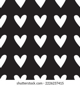 corazones adorables romántico patrón fluido