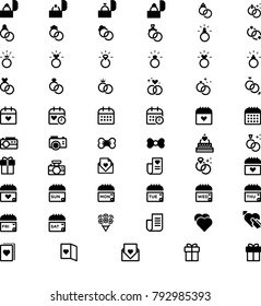 Lovely Icon Wedding Black With White Background