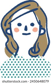 Lovely Independent Adult Woman Or Mother Stock Illustration	

