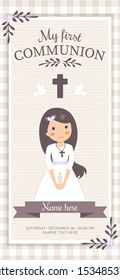 Lovely invitation for First Communion