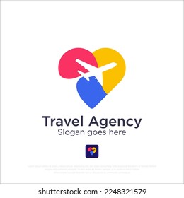 Lovely Journey travel logo design vector, best for travel agency, holiday, business company icon logo inspiration