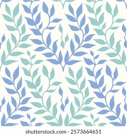 Lovely Leafy Accents Seamless Design