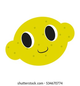 lovely Lime, Lemon happy, vector, eps, jpg.