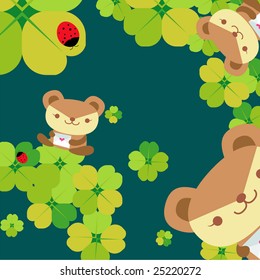 lovely little bear card