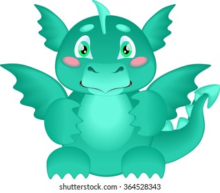 The lovely little green dragon