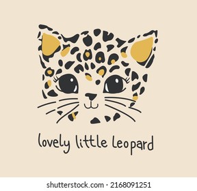 lovely little leopard vectoral animal leopard illustration